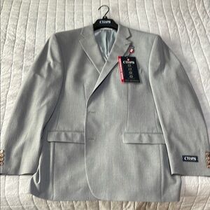 Chaps Gray Sport Coat Classic Tailored Fit